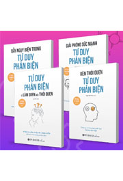 Combo 4 cuốn Tư duy phản biện
