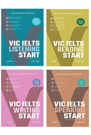 Combo 4 cuốn VIC Start IELTS All in One: Reading + Writing + Listening + Speaking