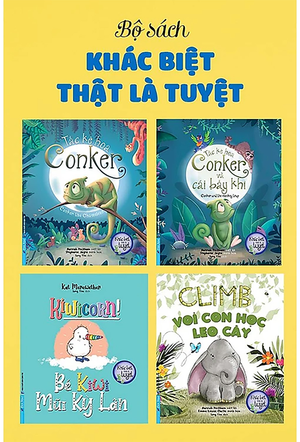 Bộ Sách Thiếu Nhi - Khác Biệt Thật Là Tuyệt
