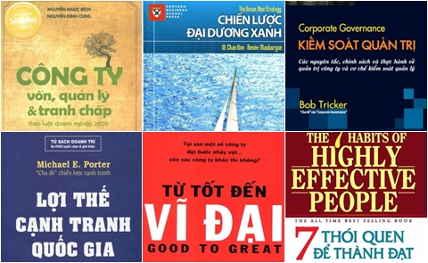Những tựa sách về Quản trị được trao giải Sách Hay 2011 - 2015