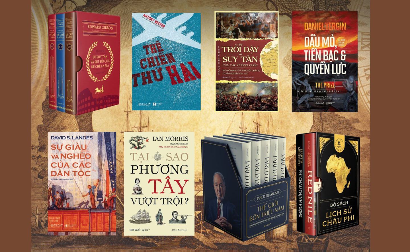 8 tác phẩm đồ sộ về lịch sử thế giới đã được xuất bản tại Việt Nam