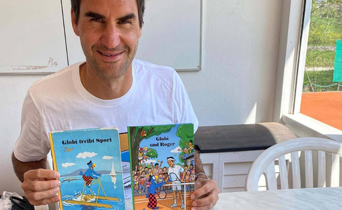Tay vợt nổi tiếng thế giới Roger Federer hóa thân thành nhân vật truyện tranh