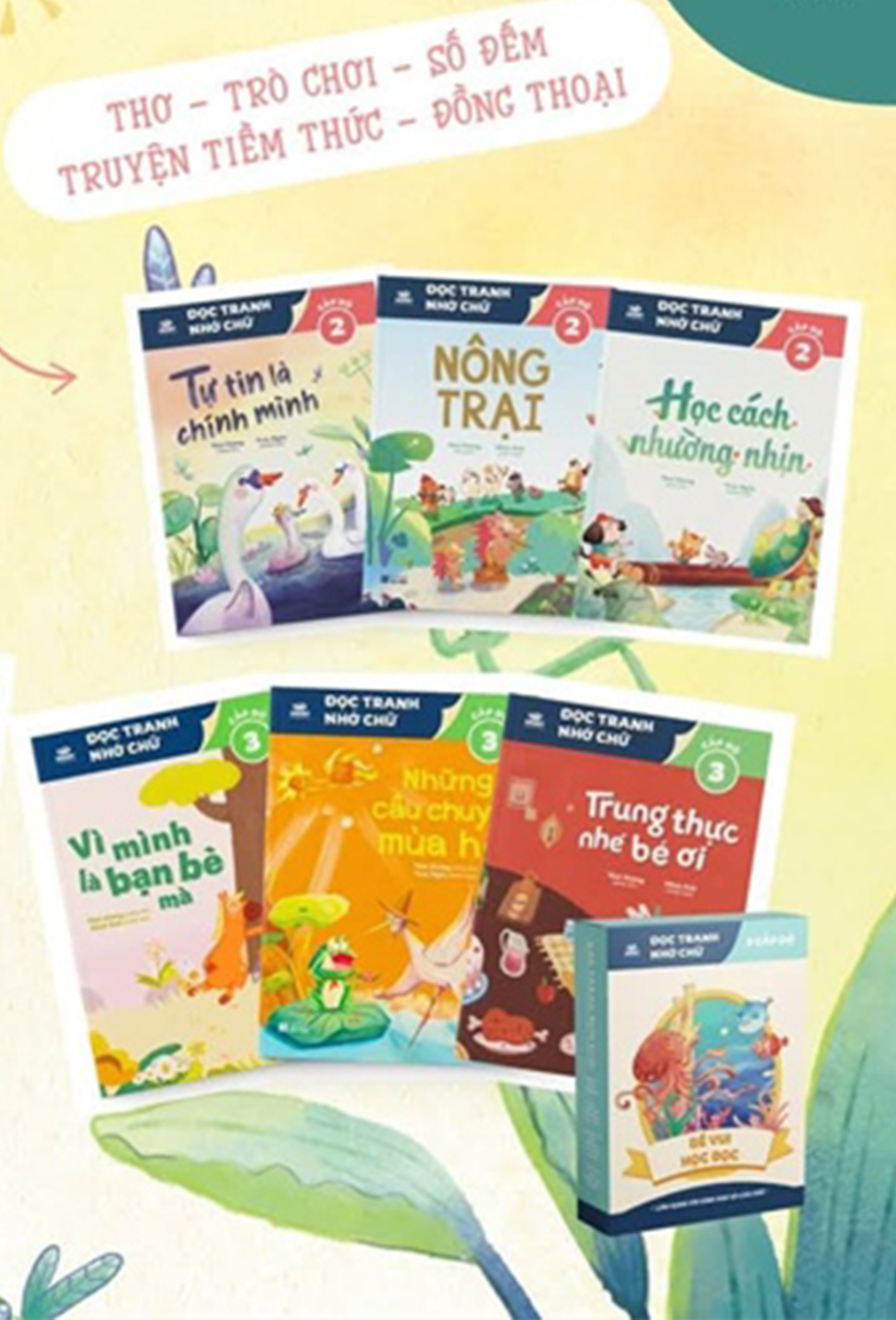 Bộ sách Đọc tranh nhớ chữ (9 cuốn)
