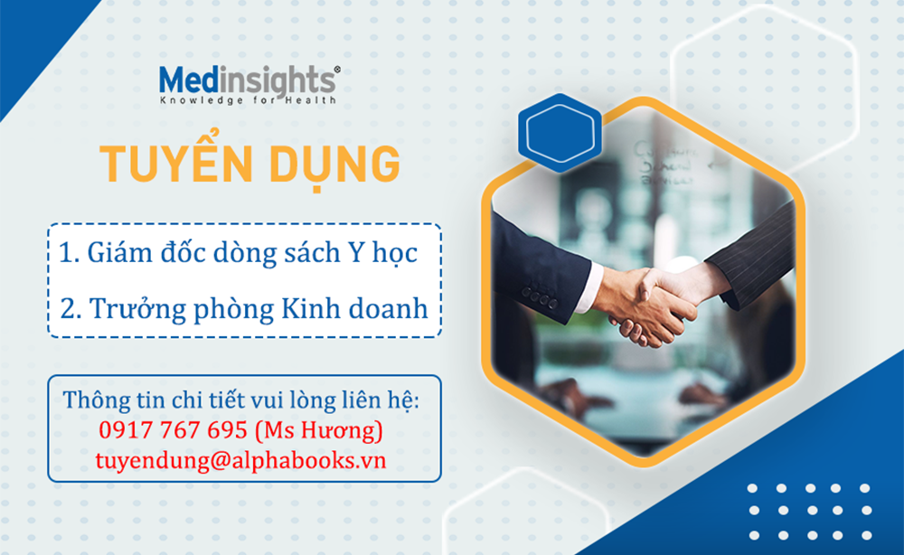 ALPHA BOOKS TUYỂN DỤNG GIÁM ĐỐC DÒNG SÁCH Y HỌC