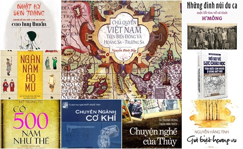 9 tựa sách được trao giải Sách Hay hạng mục Sách phát hiện mới 2012-2015