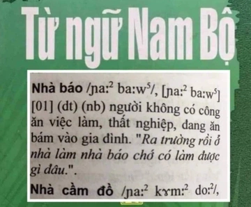 Nhà xuất bản phản hồi về từ điển nói nhà báo 'ăn bám, thất nghiệp'