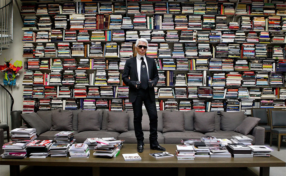 Gia tài 30000 cuốn sách đáng ao ước của  cựu giám đốc sáng tạo Chanel - Karl Lagerfeld