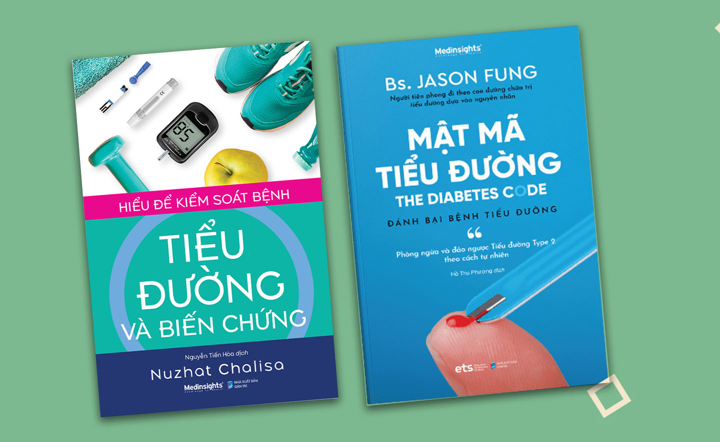 Hai cuốn sách giúp bạn hiểu đúng và kiểm soát bệnh tiểu đường hiệu quả