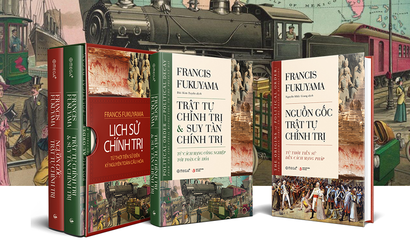 Bộ sách Kinh Điển về Lịch Sử Chính Trị của tác giả FRANCIS FUKUYAMA