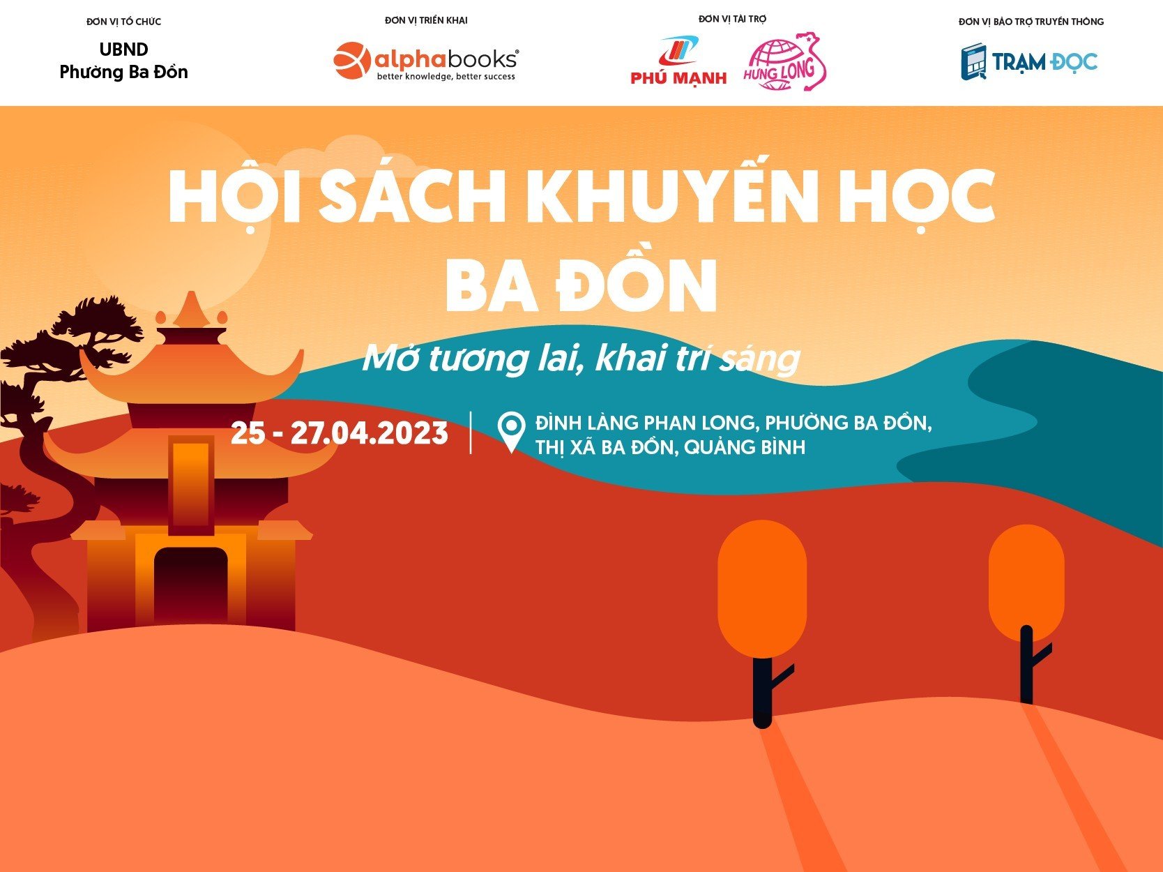 Hội sách khuyến học Ba Đồn - Quảng Bình