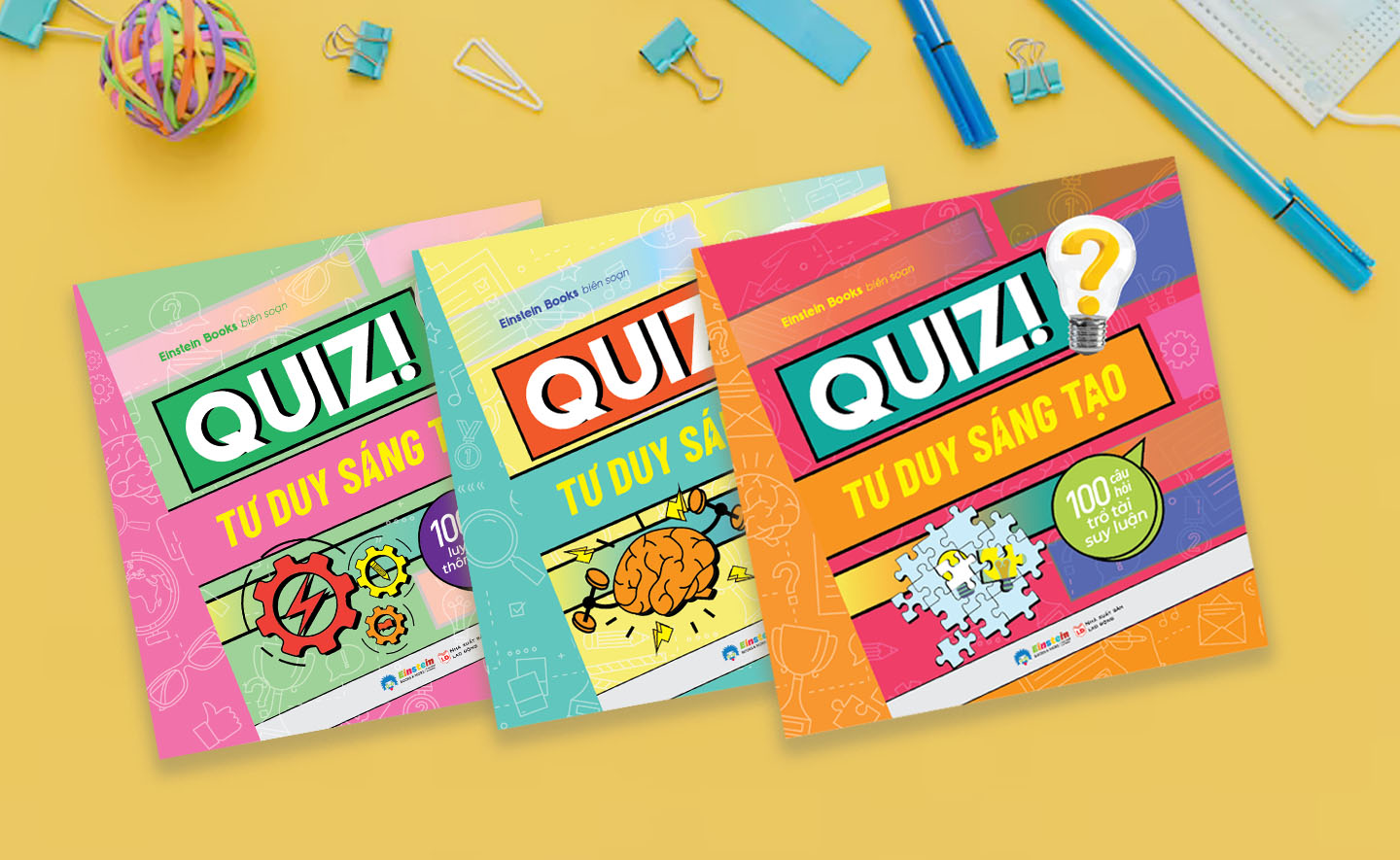 Quiz! Tư duy sáng tạo - Bộ sách vừa giải trí, vừa nâng cao 9 loại thông minh