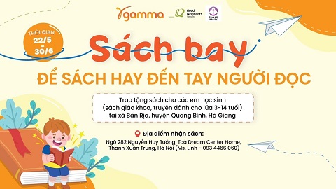 Sách bay 2023 - Quyên góp sách cho trẻ em vùng cao