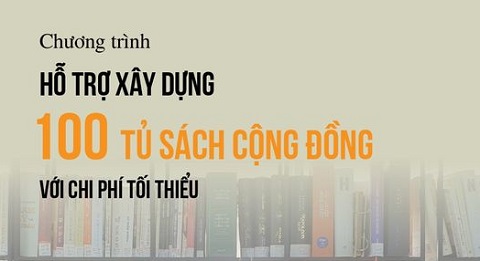 Hỗ trợ xây dựng TỦ SÁCH CỘNG ĐỒNG với chi phí tối thiểu