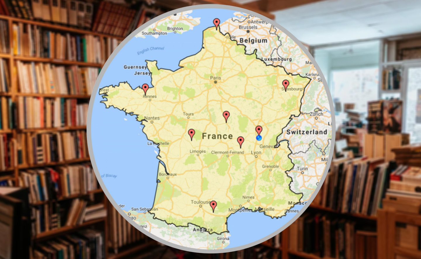 8 thị trấn sách ở Pháp mà ai yêu sách cũng muốn đặt chân đến