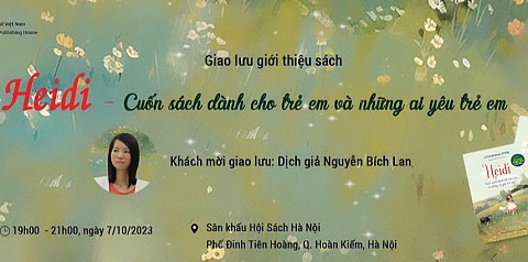 Giao lưu ra mắt cuốn sách Heidi