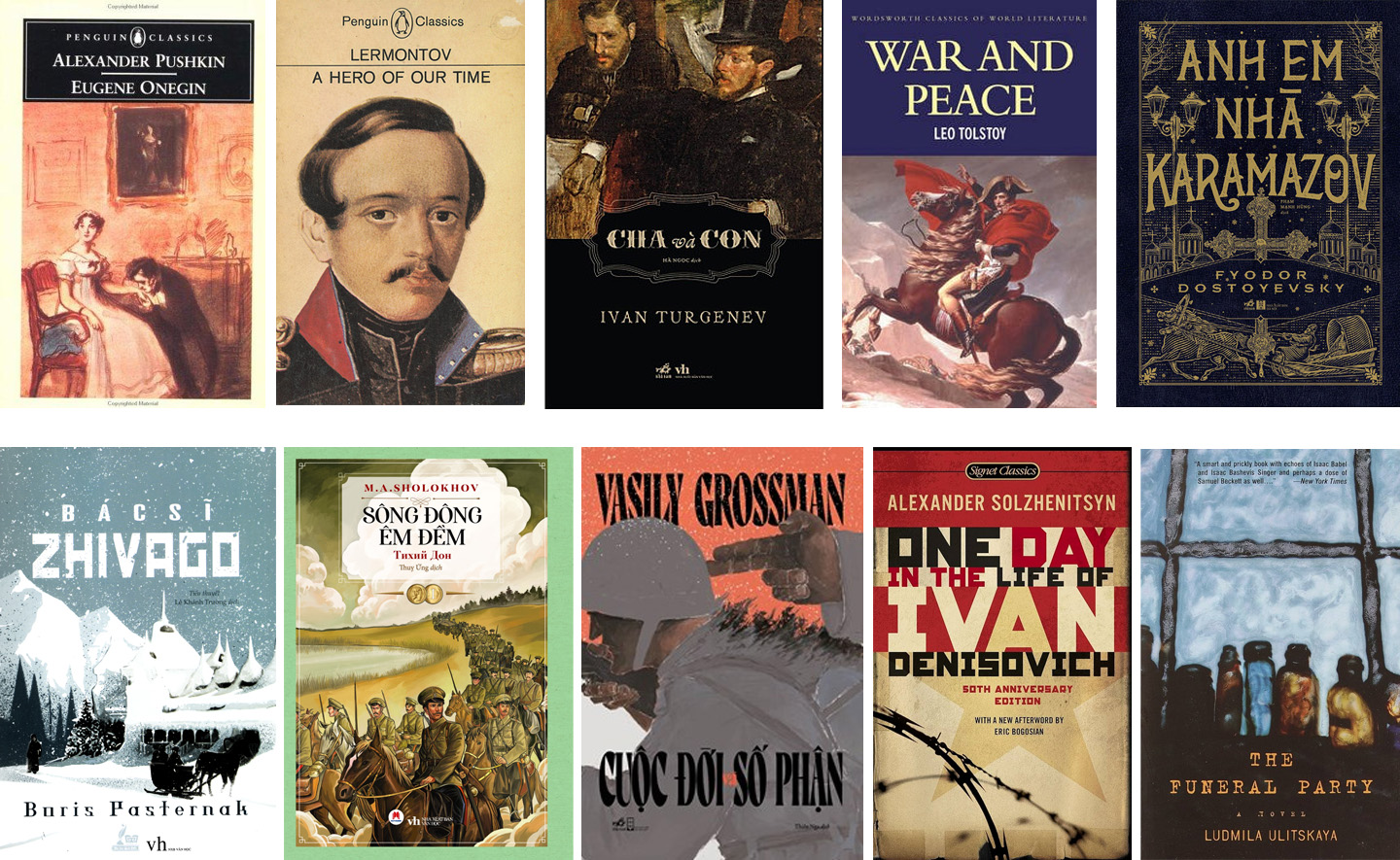 10 tiểu thuyết kinh điển của nước Nga mà bạn nên đọc trong đời