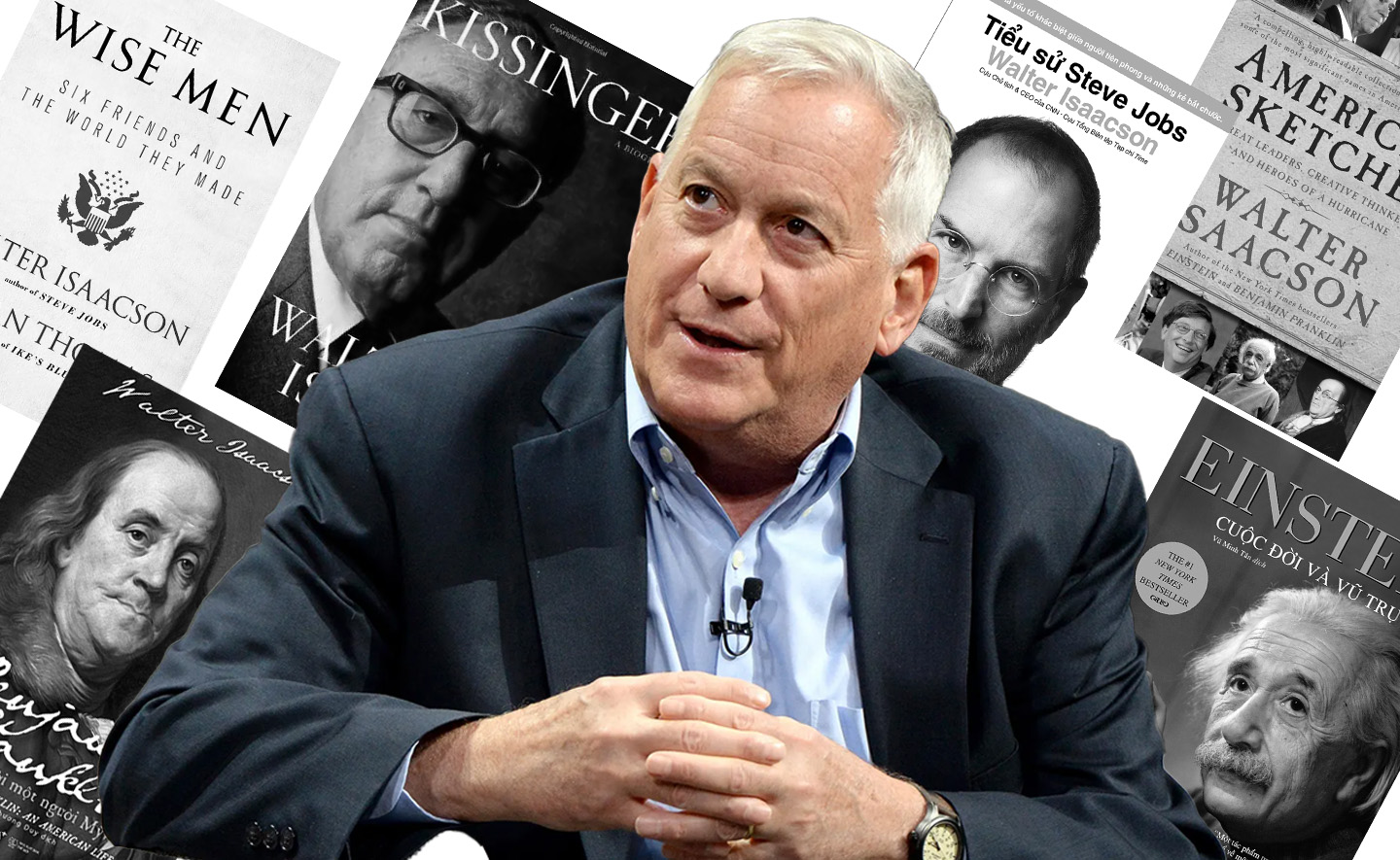 10 siêu phẩm của bậc thầy viết tiểu sử những nhân vật kiệt xuất Walter Isaacson