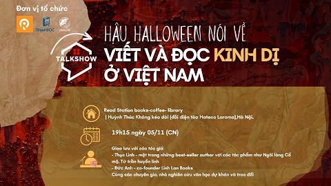 Talkshow: Hậu Halloween nói về chuyện viết và đọc kinh dị tại Việt Nam