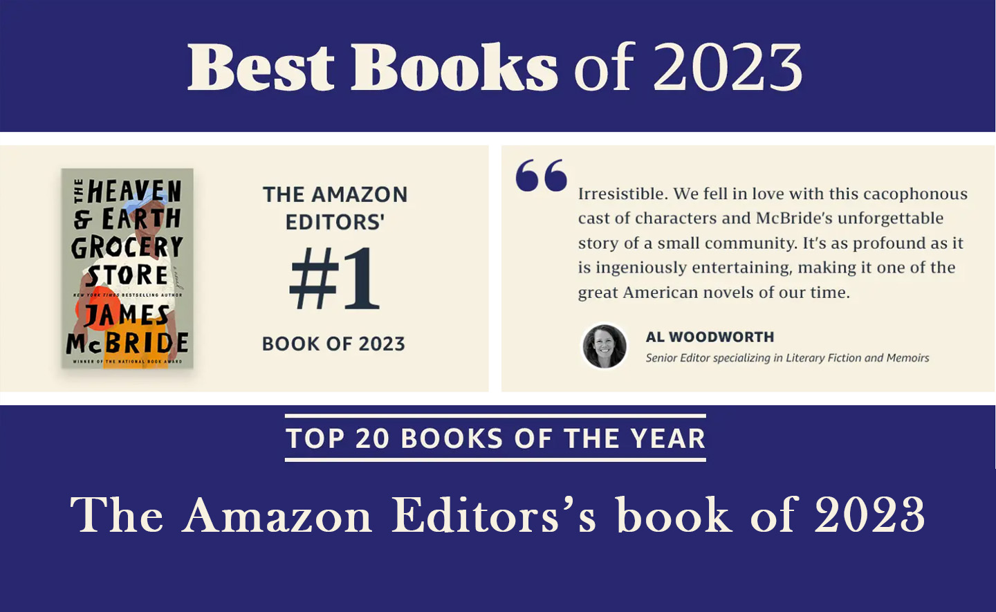 Top 20 cuốn sách hay nhất 2023 được bình chọn trên Amazon