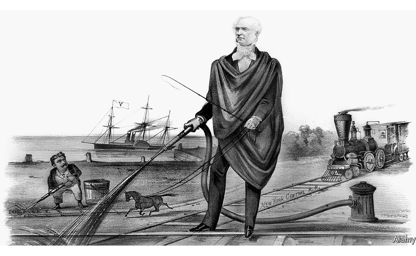 Mark Twain đã từng ví Cornelius Vanderbilt là “thần tượng của… một đầm lầy nhung nhúc những linh hồn bé mọn