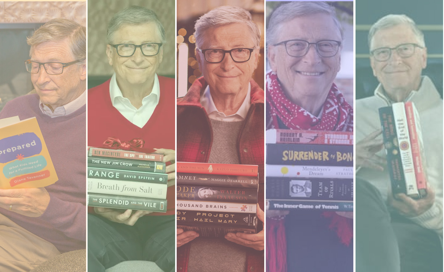 Bill Gates khuyên đọc gì trong 5 năm qua?