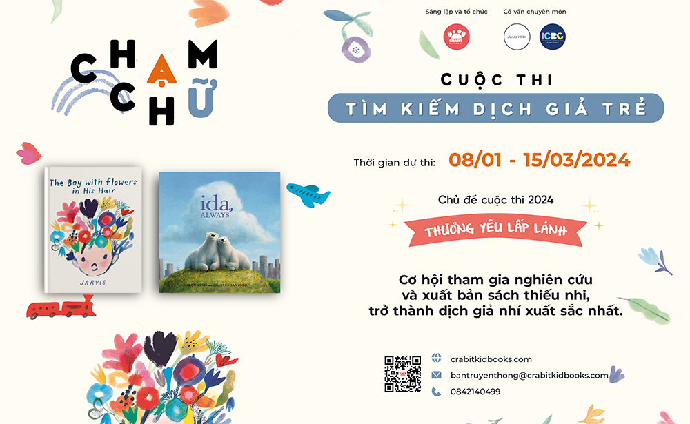 “CHẠM CHỮ” - Cuộc thi tìm kiếm dịch giả trẻ 2024