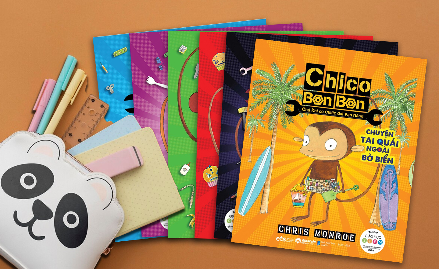 Chico Bon Bon - Bộ sách giáo dục STEM giúp trẻ tư duy, sáng tạo và khéo léo hơn