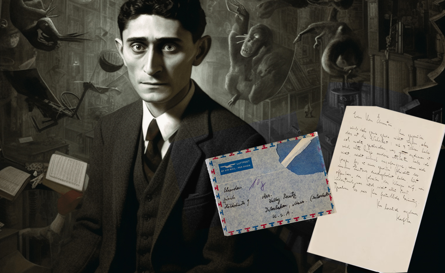 Bức thư của Franz Kafka về cuộc đấu tranh đầy đau khổ với sự bế tắc của nhà văn