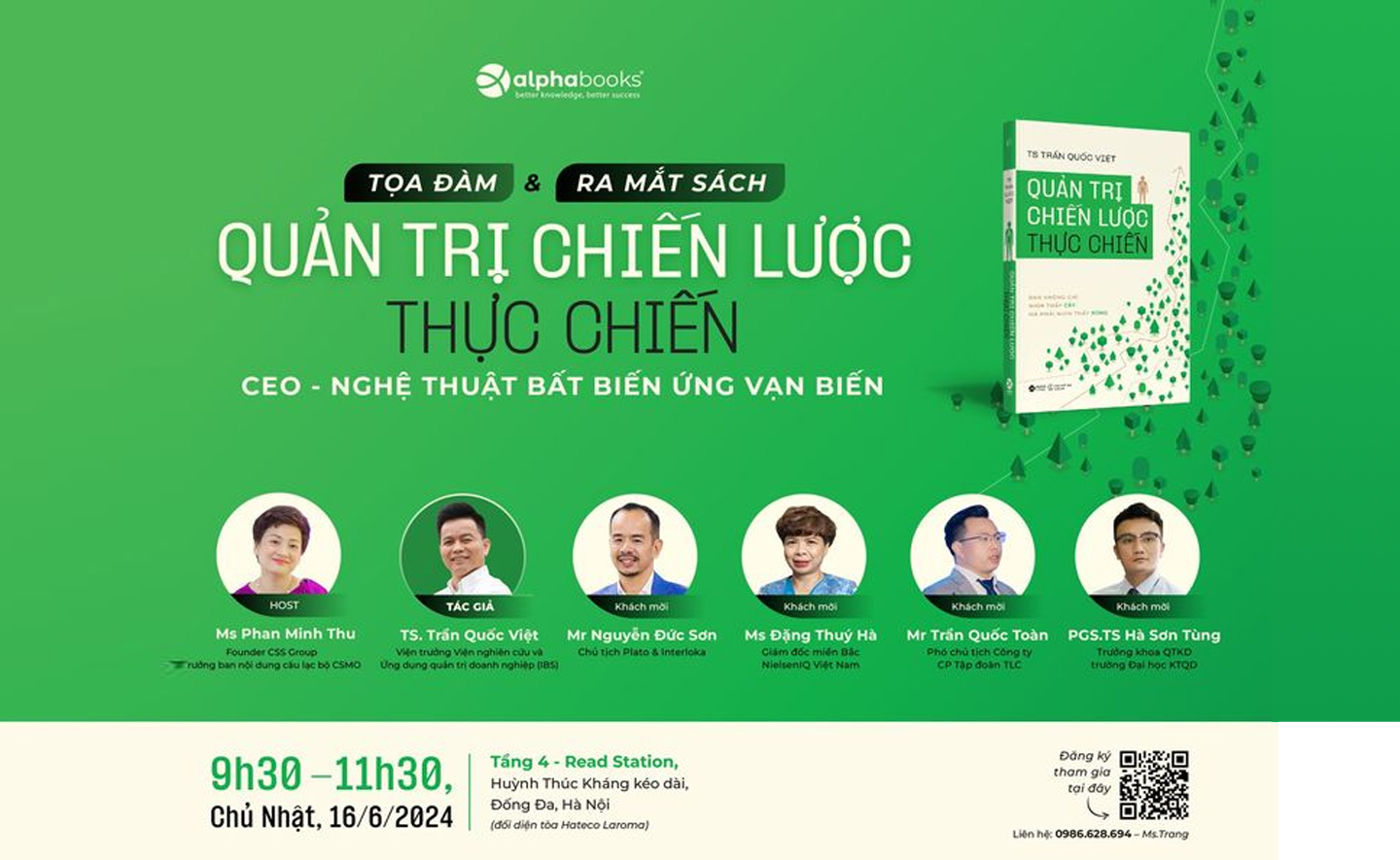 TỌA ĐÀM RA MẮT CUỐN SÁCH QUẢN TRỊ CHIẾN LƯỢC THỰC CHIẾN | CEO BẤT BIẾN ỨNG VẠN BIẾN