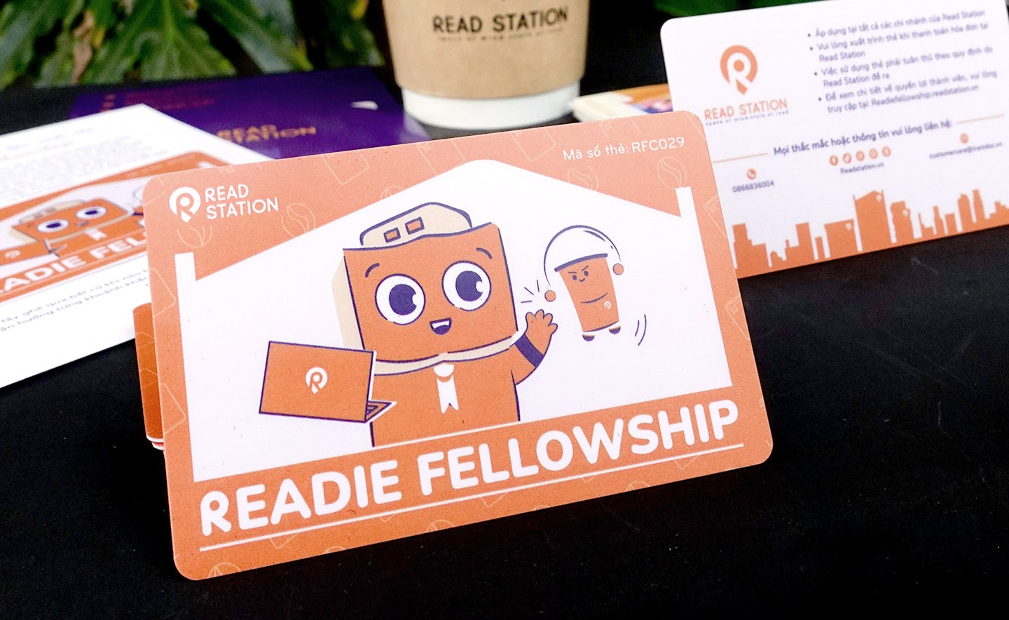 Readie Fellowship: Đặc quyền về sách và cafe dành cho bạn tại Read Station