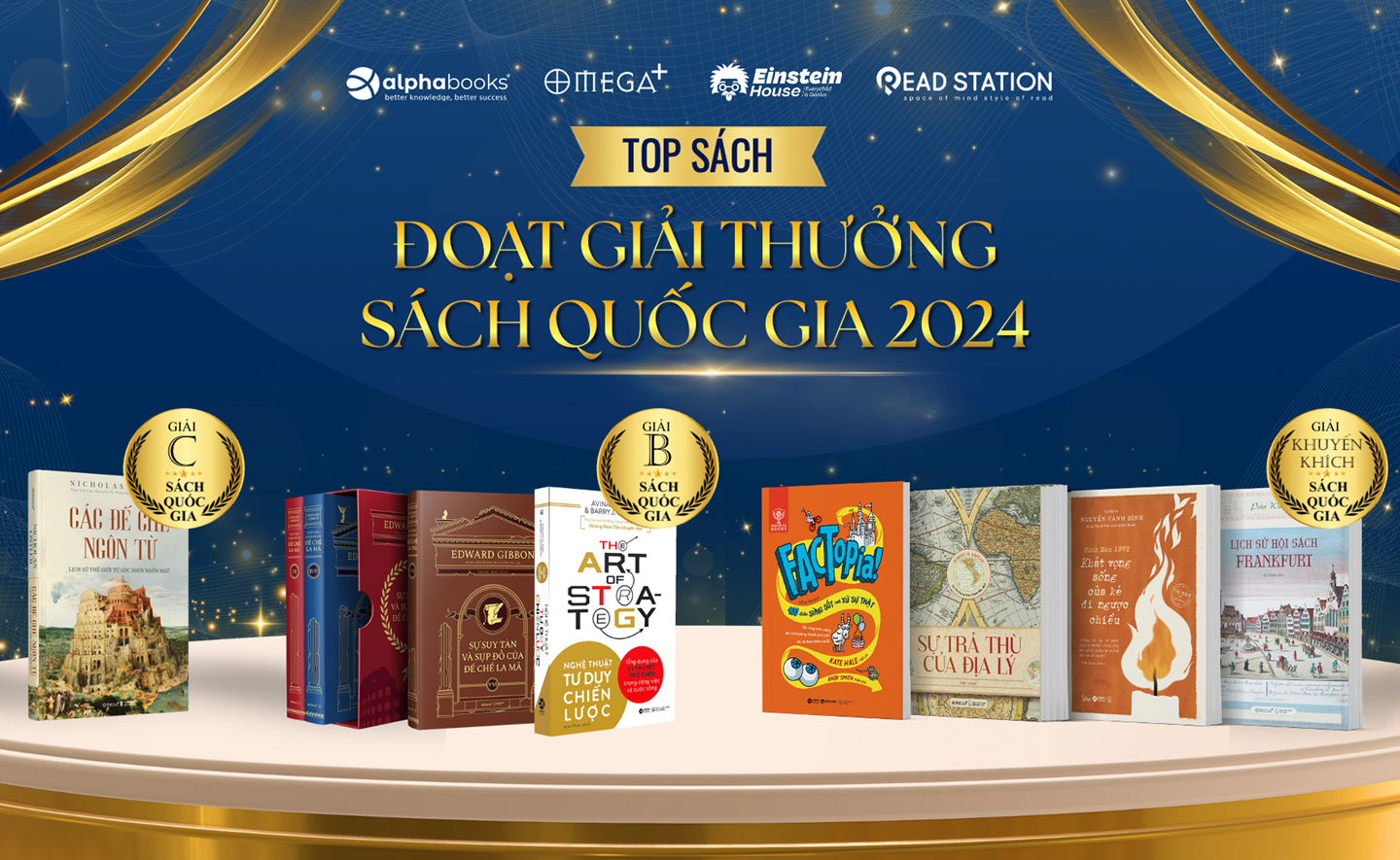 Top 7 cuốn sách đoạt giải Sách Quốc gia 2024 đến từ Alpha Books, Omega+ và Einstein House
