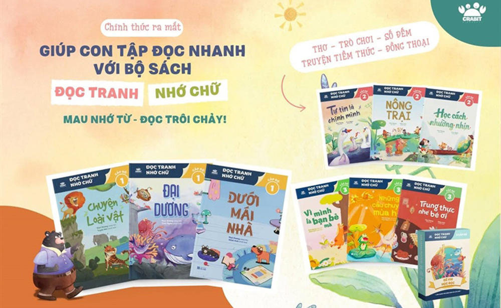 Đọc tranh nhớ chữ - Bộ sách giúp trẻ tiền tiểu học học đọc bằng phương pháp đặc biệt!