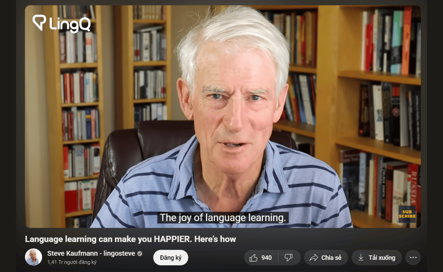 6 nguyên tắc cốt lõi để cụ ông hơn 80 tuổi học nhiều ngoại ngữ