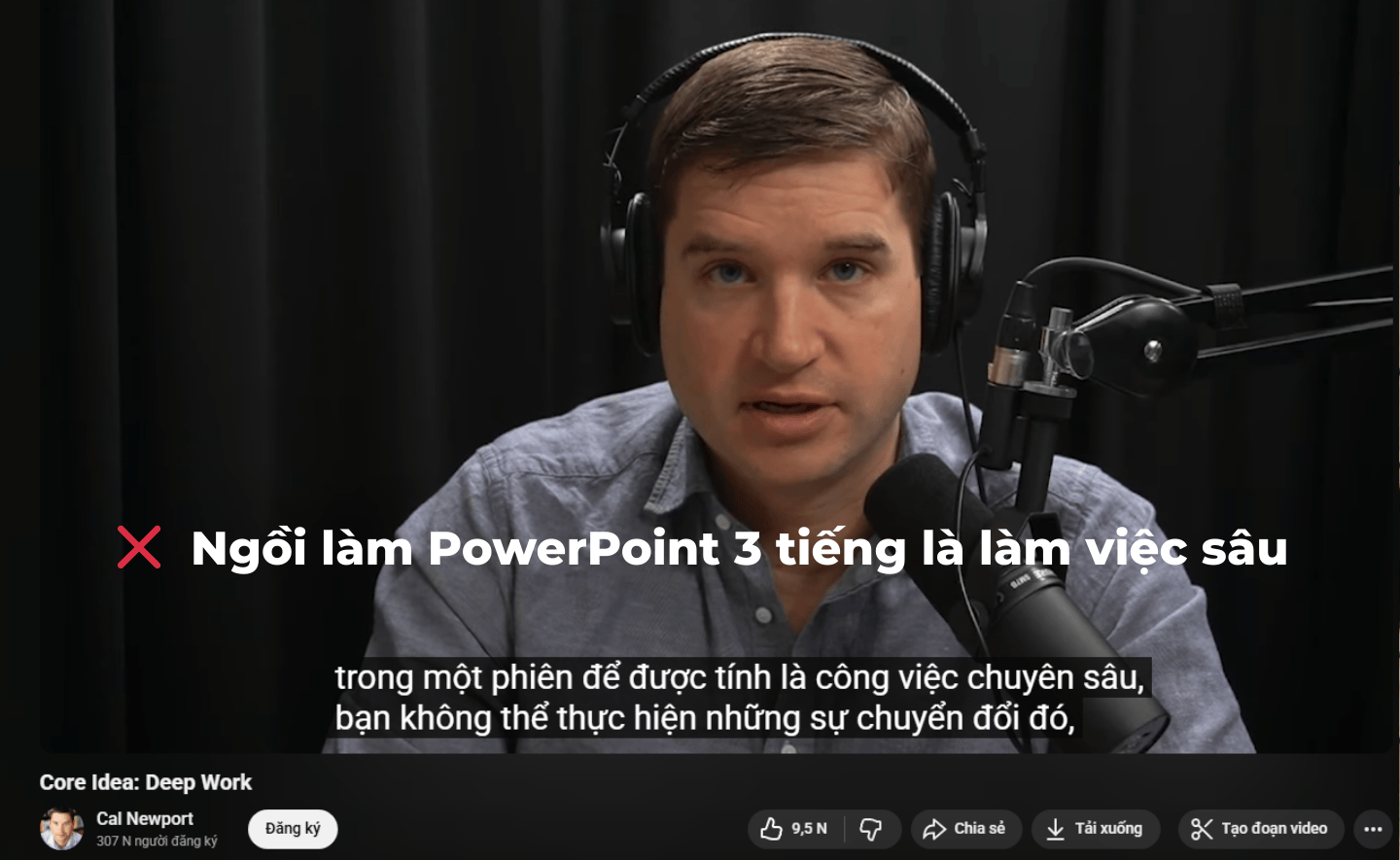 Hoá ra bấy lâu nay… tôi hiểu sai về “làm việc sâu”