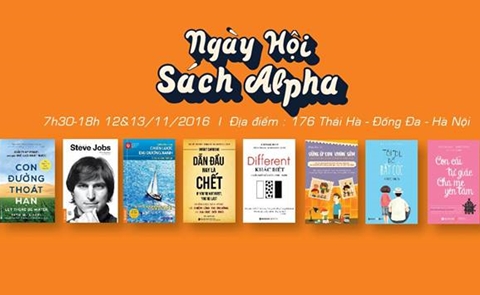 Ngày hội sách Alpha tháng 11