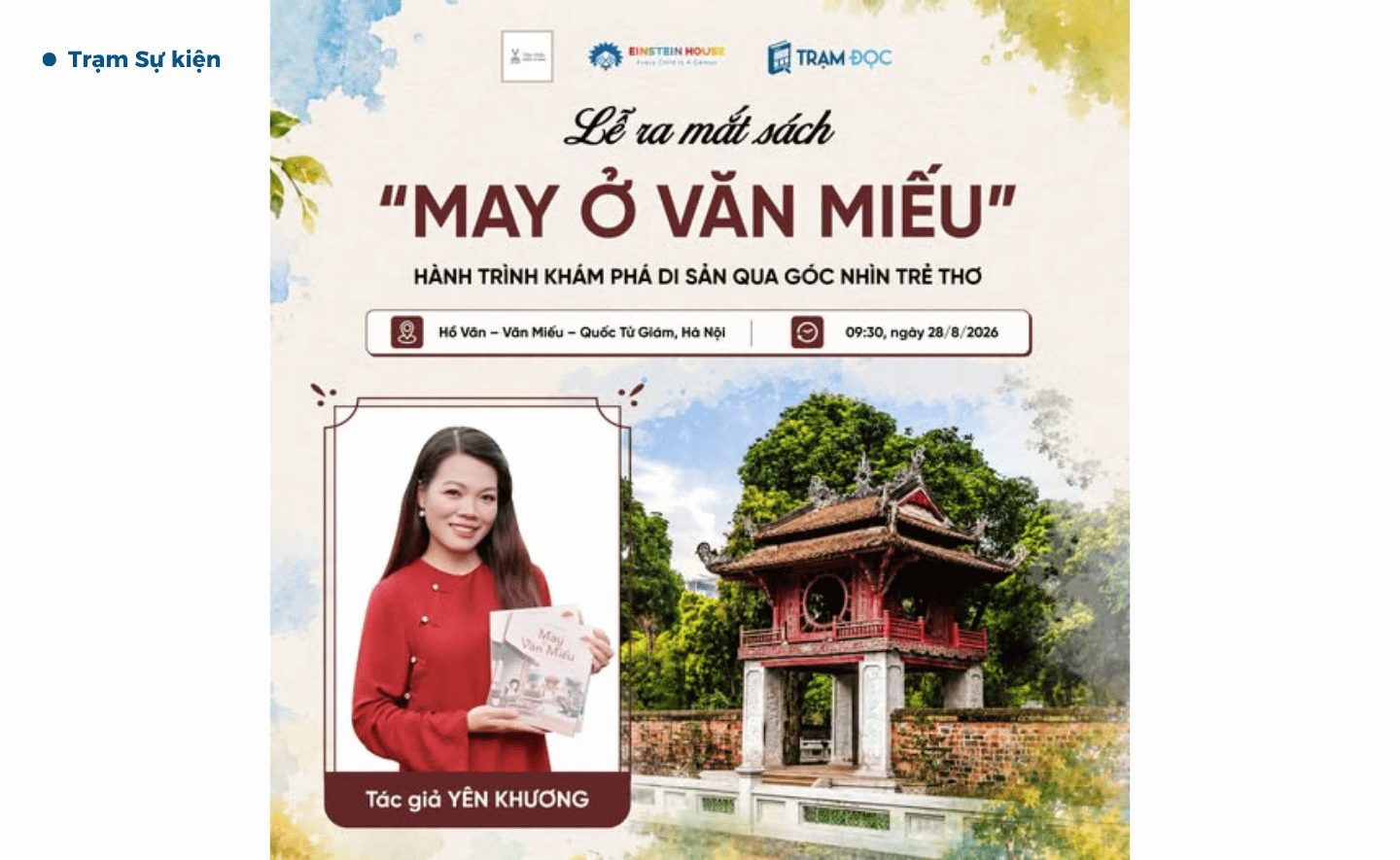 May ở Văn Miếu: Khi trẻ em bước vào lịch sử bằng một câu chuyện