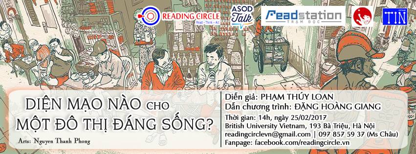 Reading Circle số tháng 2/017: Diện mạo nào cho một đô thị đáng sống?