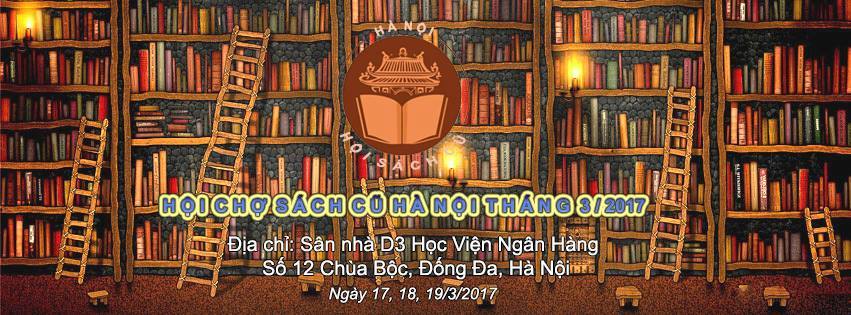 Hội sách cũ Hà Nội tháng 3/2017