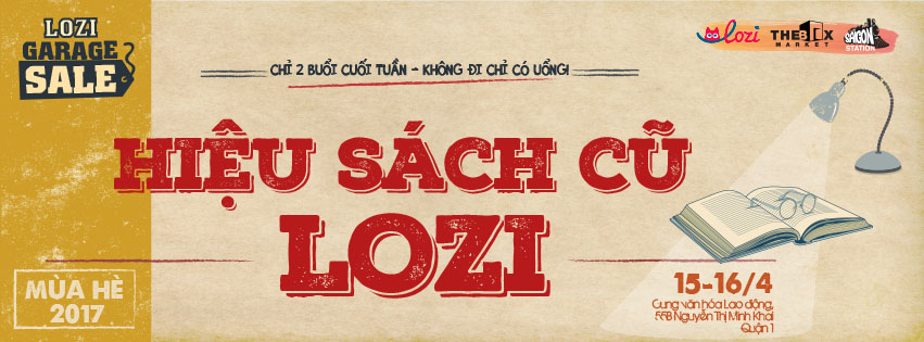 Garage sale sách cũ đầu tiên và lớn nhất Sài Gòn