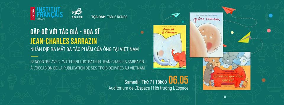 Gặp gỡ với tác giả - họa sĩ Jean-Charles Sarrazin