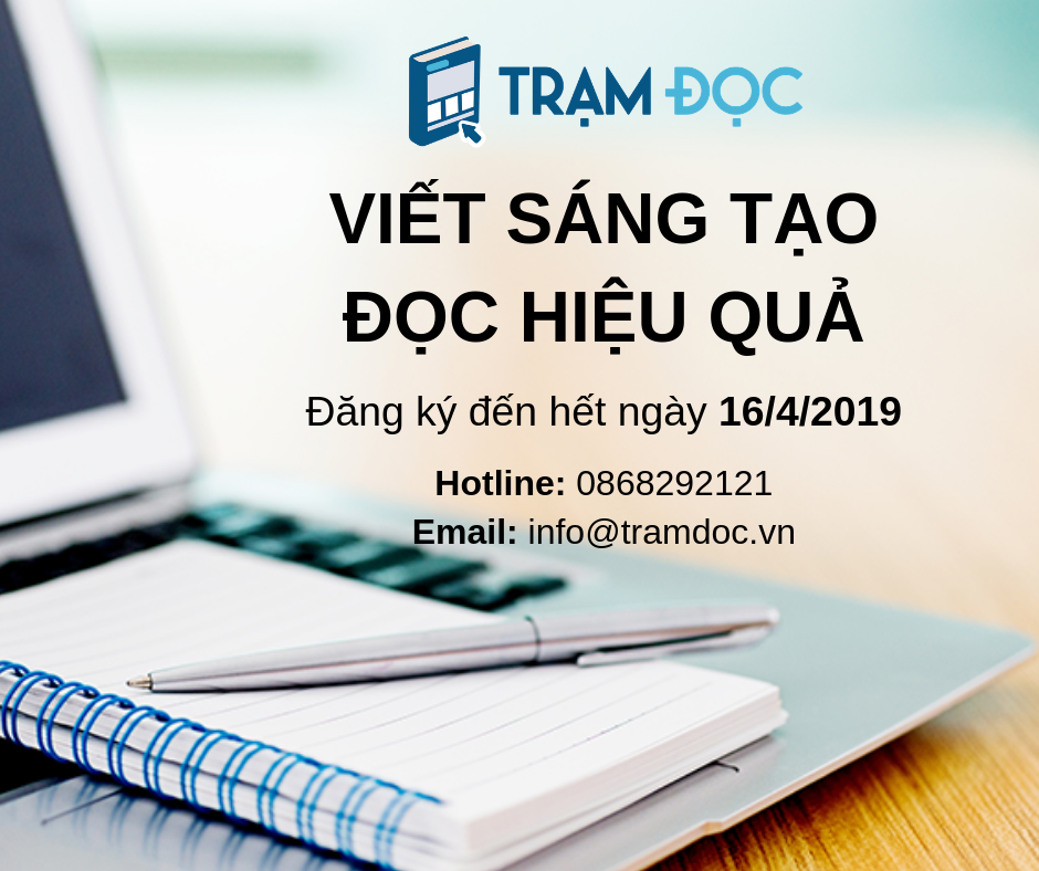 Mở đăng ký Khóa học: Viết sáng tạo, Đọc hiệu quả