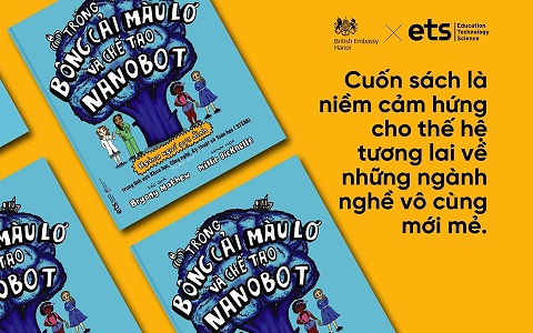Đại sứ quán Anh và ETS tặng độc giả nhí sách stem về 32 ngành nghề thú vị
