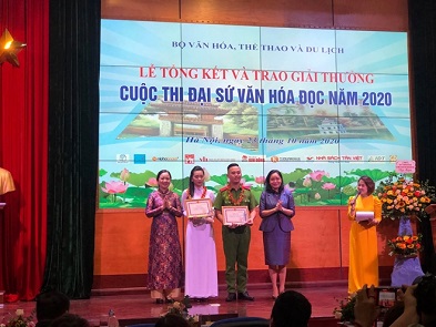 Lễ tổng kết và trao giải thưởng Cuộc thi Đại sứ văn hóa đọc 2020