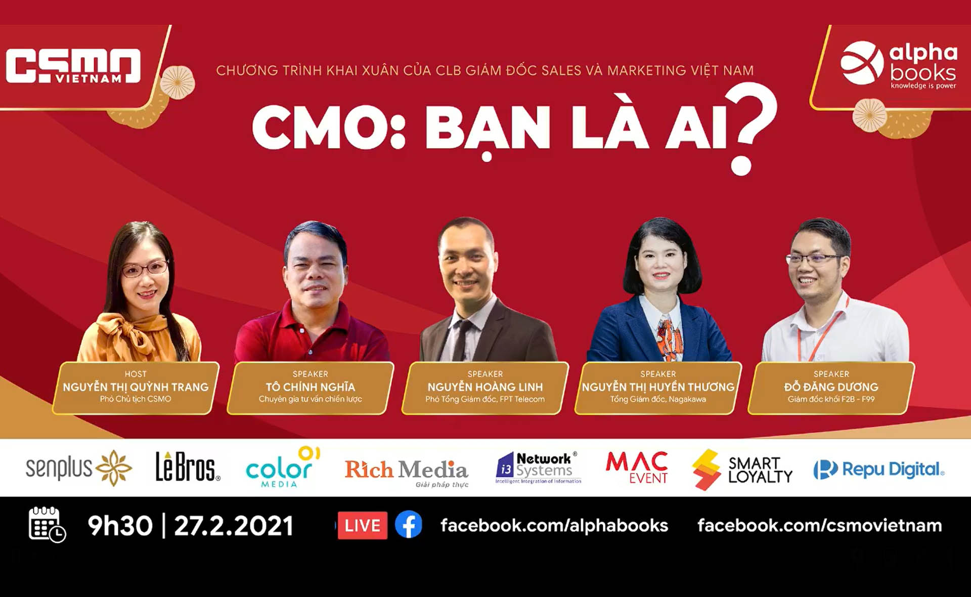 Alpha Books đồng hành cùng sự kiện trực tuyến