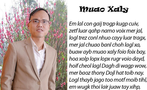 Tác giả Chữ Việt Nam song song 4.0: Dự định in sách và vận động dạy chữ mới ở trường học