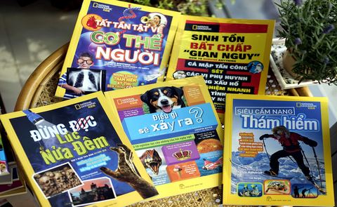 Lần đầu ra mắt bản tiếng Việt bộ sách quốc tế đình đám National Geographic Kids.