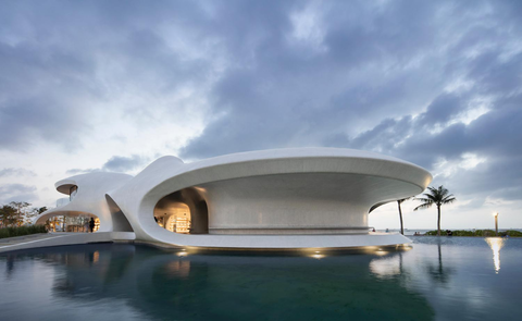 Thư viện siêu thực bên bờ biển Hải Khẩu, Trung Quốc