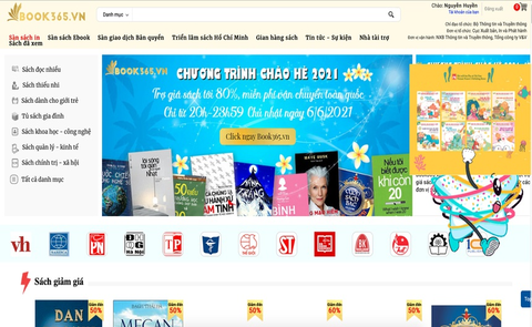 Tiếp tục trợ giá 80%, miễn phí vận chuyển khi mua sách tại Book365