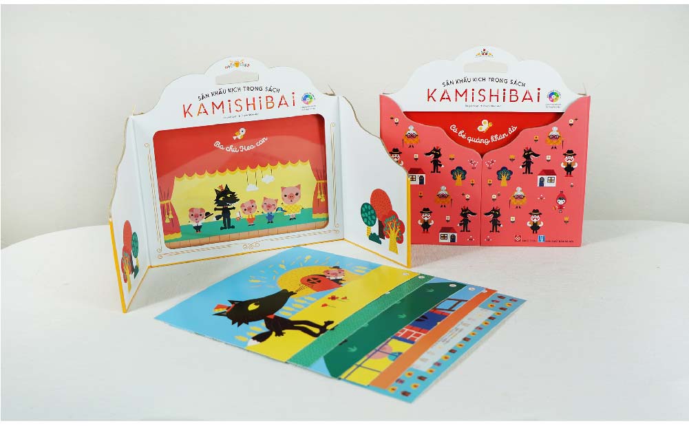 Sân khấu kịch trong sách Kamishibai