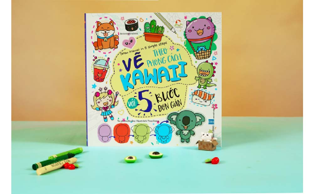 Quà ngày giãn cách – những trang vẽ kawai để bé thỏa sức sáng tạo